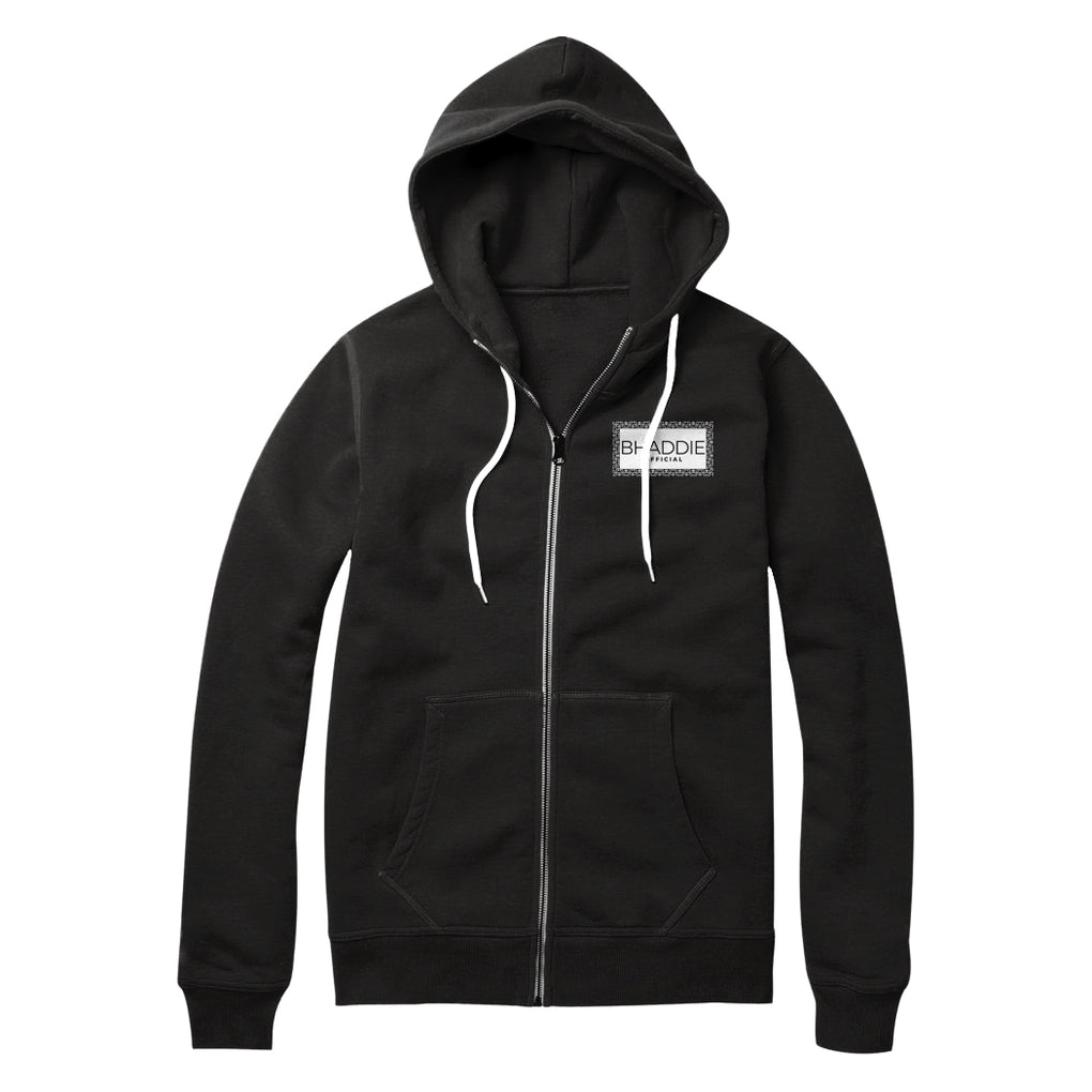 CLASSIC BLACK ZIP HOODIE