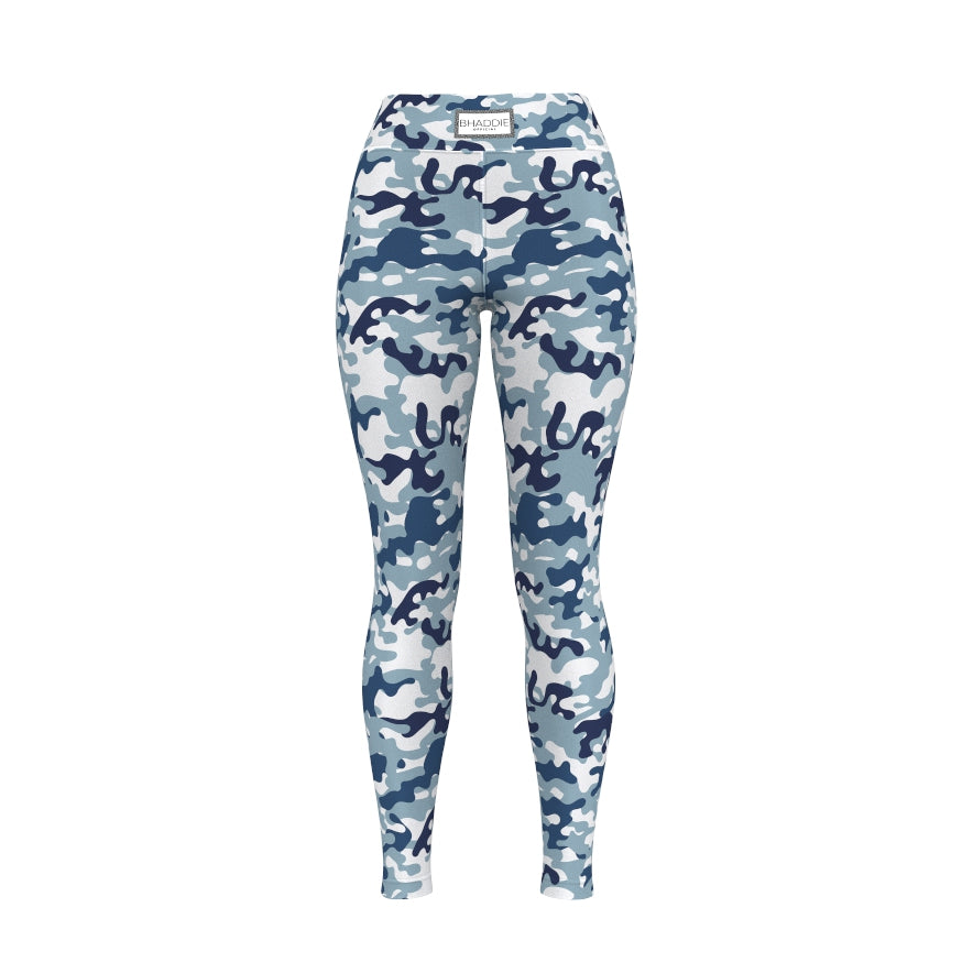 BLUE CAMO LEGGINGS